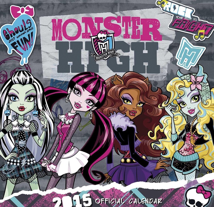 Календар 2027 Monster High