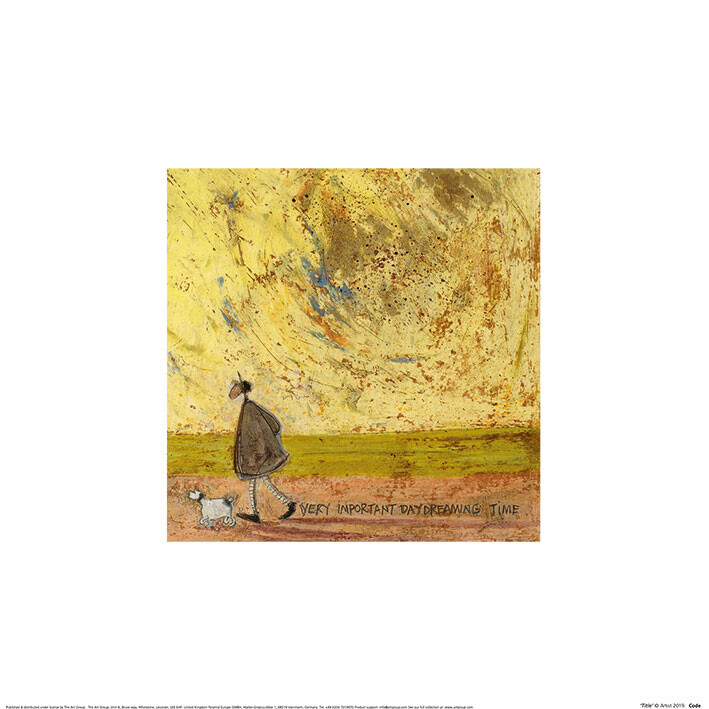 Taidejuliste Sam Toft - Very Important Daydreaming Time