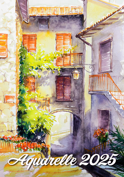 Календар 2027 Aquarelle