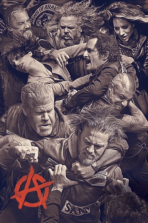 Плакат Sons of Anarchy - Fight
