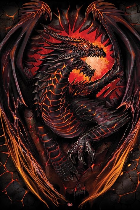 Плакат Spiral - Dragon Furnace