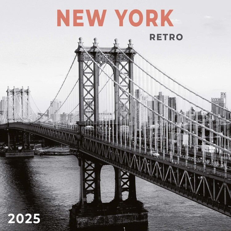 Календар 2027 New York Retro