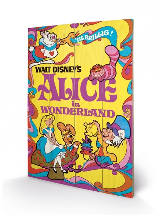 Ξύλινη τέχνη Alice im Wunderland - 1974