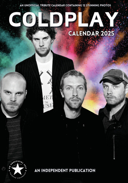 Calendar 2027 Coldplay - Chris Martin