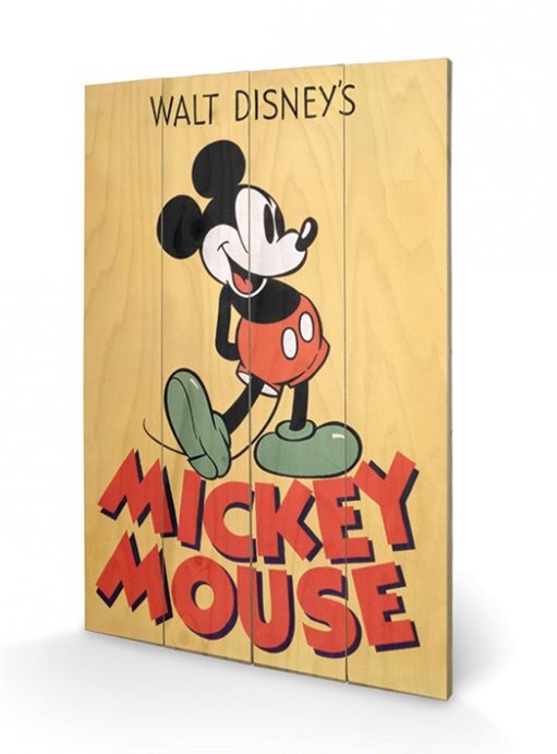 Mickey Mouse - Mickey Wooden Art