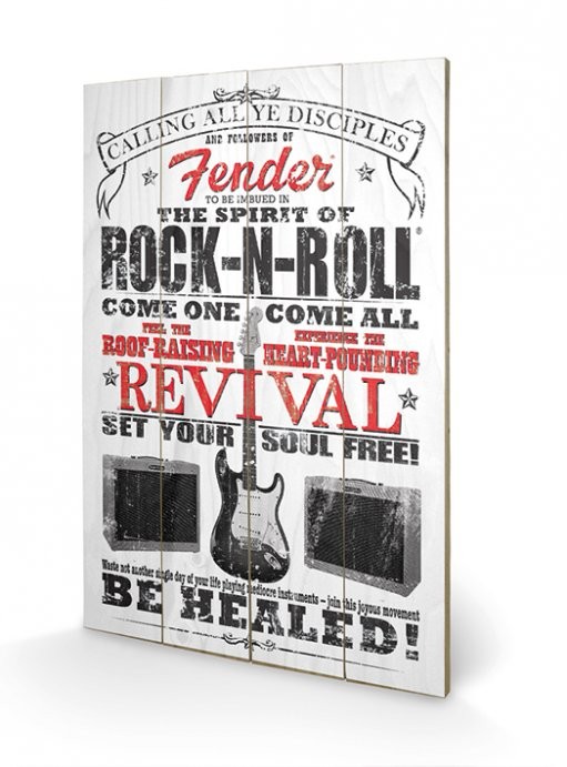 Ξύλινη τέχνη Fender - The Spirit of Rock n' Roll