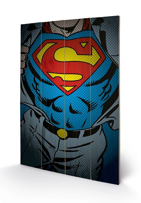 Ξύλινη τέχνη DC Comics - Superman Torso