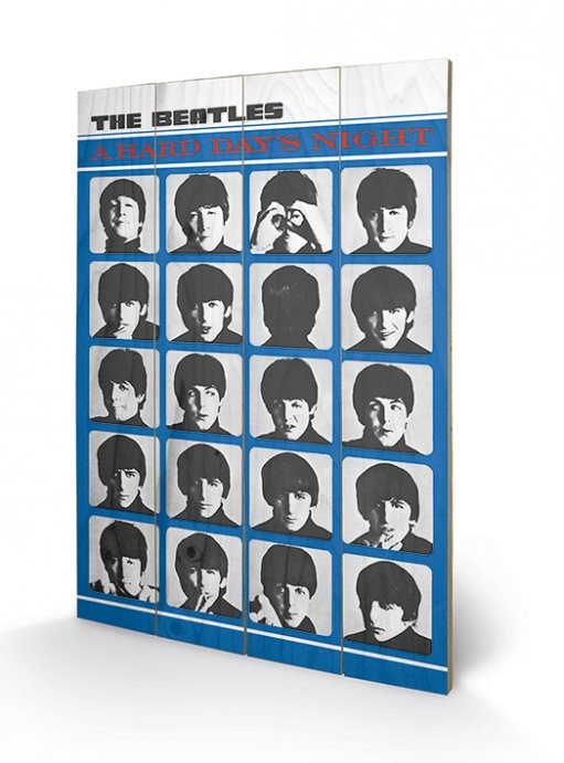 Ξύλινη τέχνη The Beatles - A Hard Day's Night