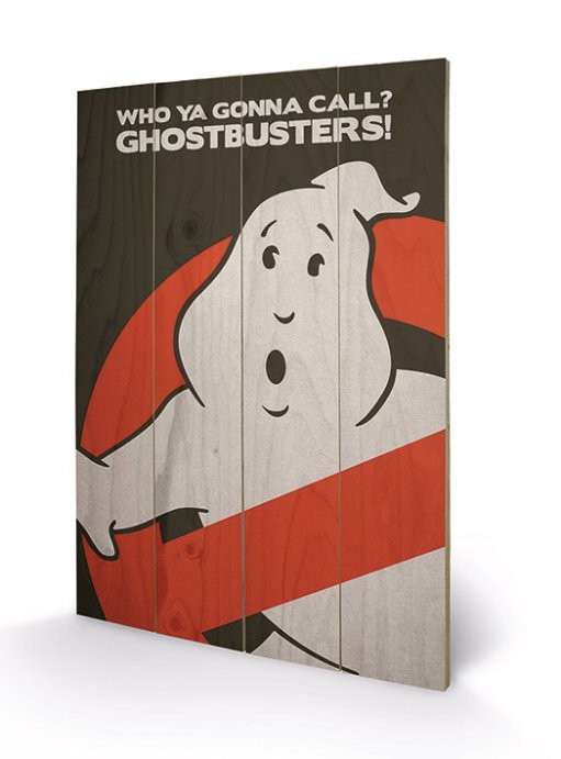Ghostbusters - Logo Wooden Art