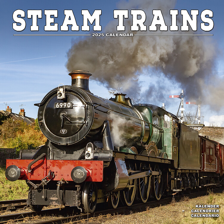 Календар 2027 Steam Trains