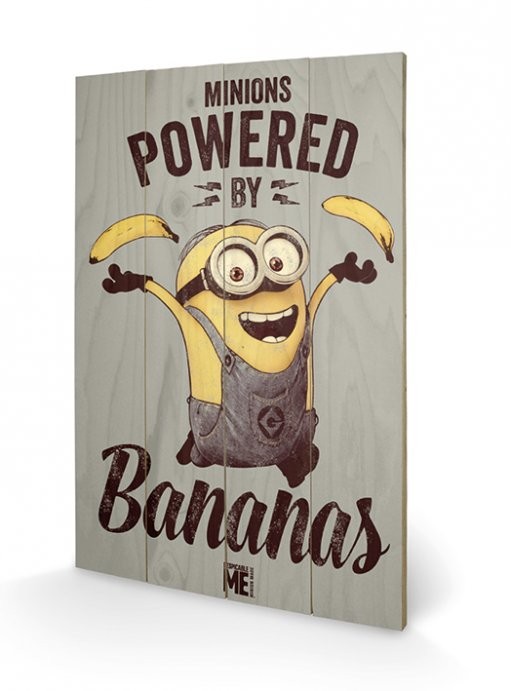 Ξύλινη τέχνη Despicable Me - Ich - Einfach unverbesserlich - Powered by Bananas