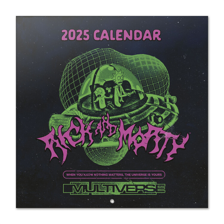 Calendar 2025 Rick and Morty