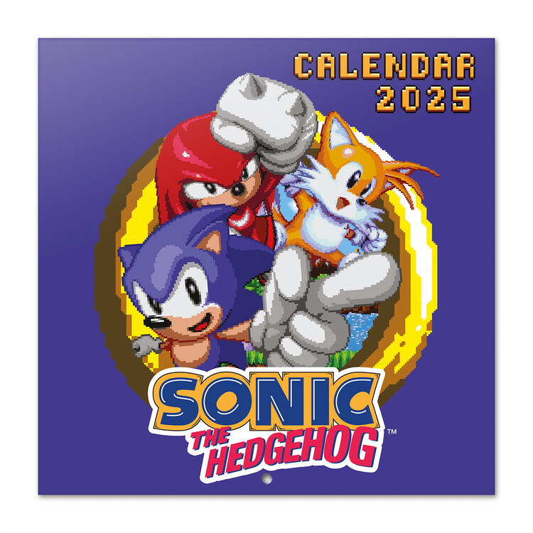 Calendar 2025 Sonic the Hedgehog