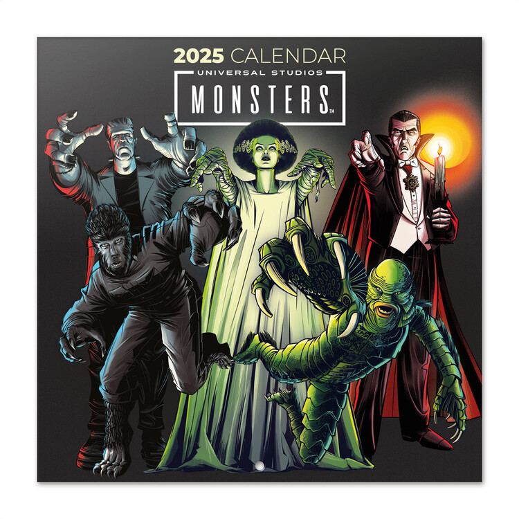 Kalenteri 2027 Universal Monsters