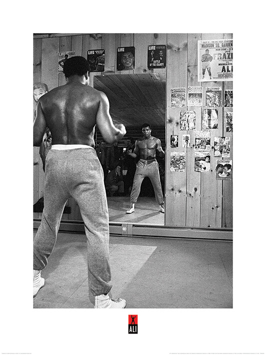 Художествен печат Muhammad Ali - Mirror