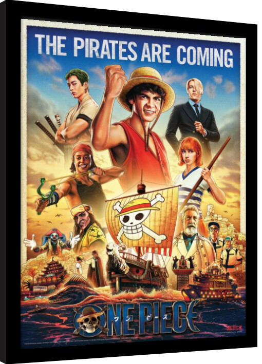 Uokvirjen plakat One Piece Live Action - Keyart