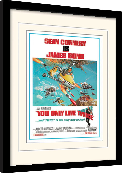 Poster emoldurado James Bond - You Only Live Twice
