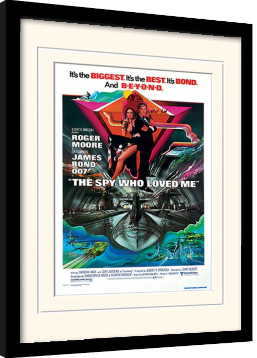 Κορνιζαρισμένη αφίσα James Bond - Spy Who Loved Me