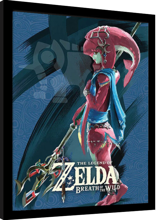 Κορνιζαρισμένη αφίσα The Legend of Zelda: Breath of the Wild - Mipha