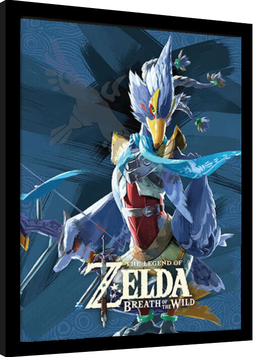 Κορνιζαρισμένη αφίσα The Legend of Zelda: Breath of the Wild - Revali