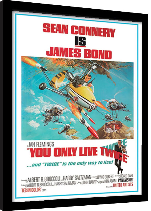 Framed poster James BOnd - You Only Live Twice