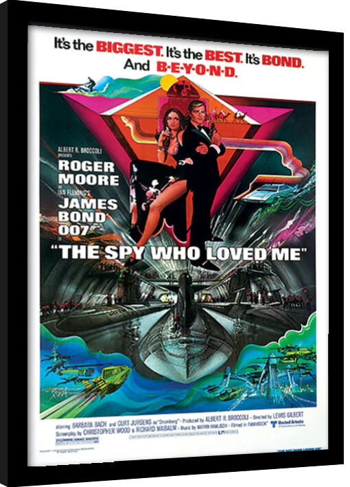 Κορνιζαρισμένη αφίσα James Bond - Spy Who Loved Me