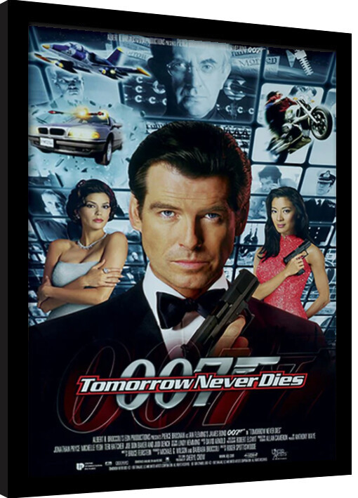 Рамкиран плакат James Bond - Tomorrow Never Dies