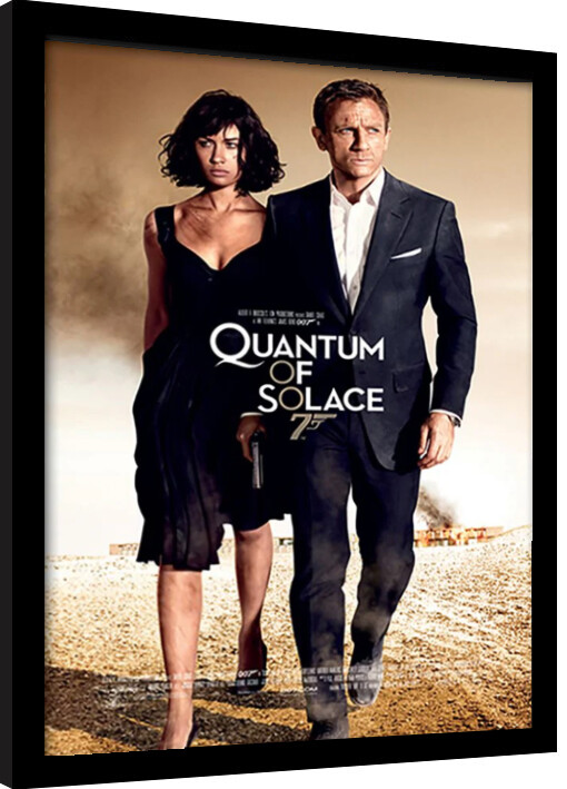 Κορνιζαρισμένη αφίσα James Bond - Quantum Of Solace