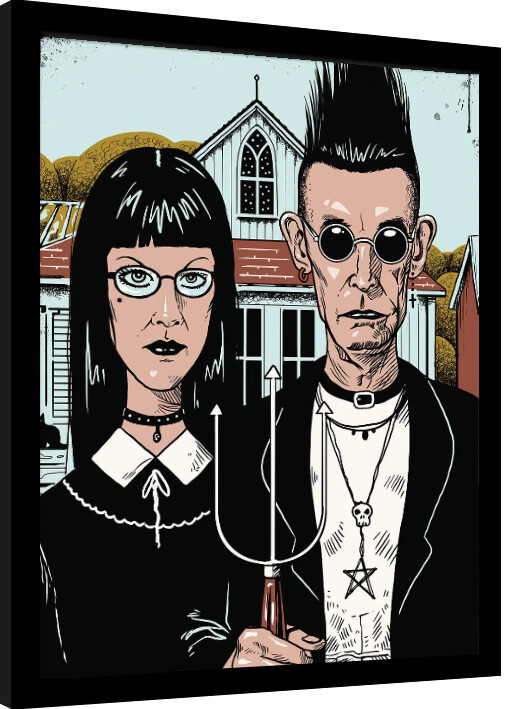 Κορνιζαρισμένη αφίσα Vincent Trinidad - American Goth