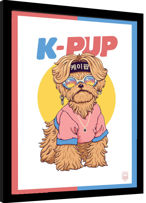 Κορνιζαρισμένη αφίσα Vincent Trinidad - K Pup