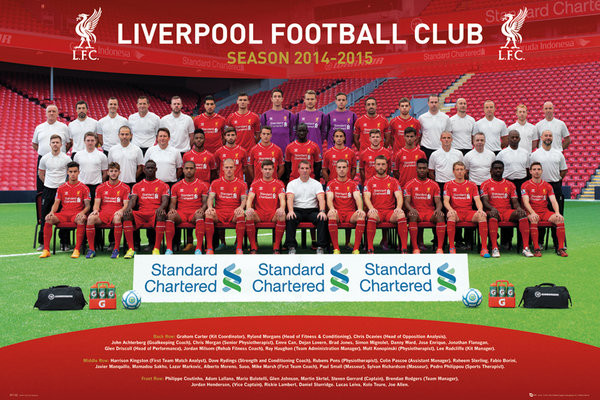 Плакат Liverpool FC - Team Photo 14/15