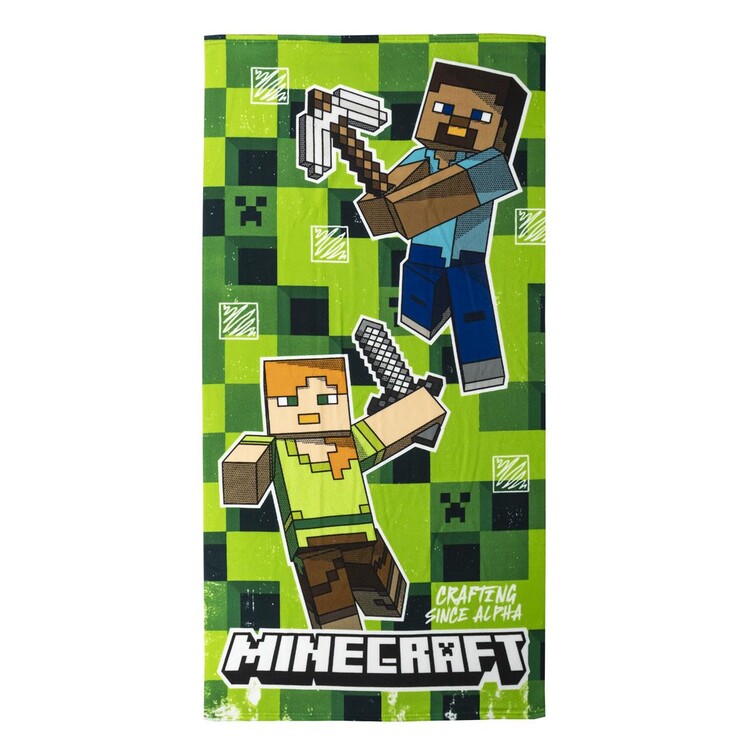 Ručnik Minecraft - Alex & Steve