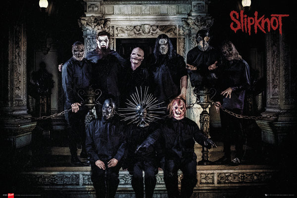 Плакат Slipknot - Band Line Up