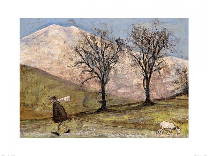 Art Print Sam Toft - Walking with Mansfield