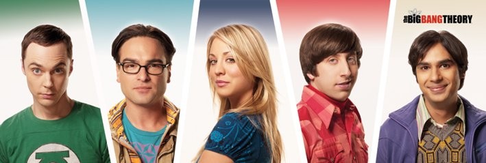 Плакат The Big Bang Theory - Cast