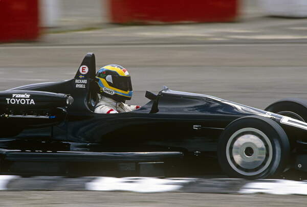 Принти на полотні Rickard Rydell in a Toyota racing in a Formula Two race