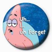 Badge SPONGEBOB - forget