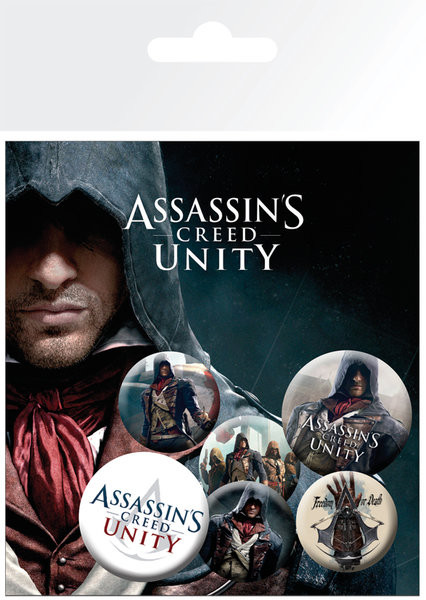 Conjunto de crachás Assassin's Creed Unity - Characters