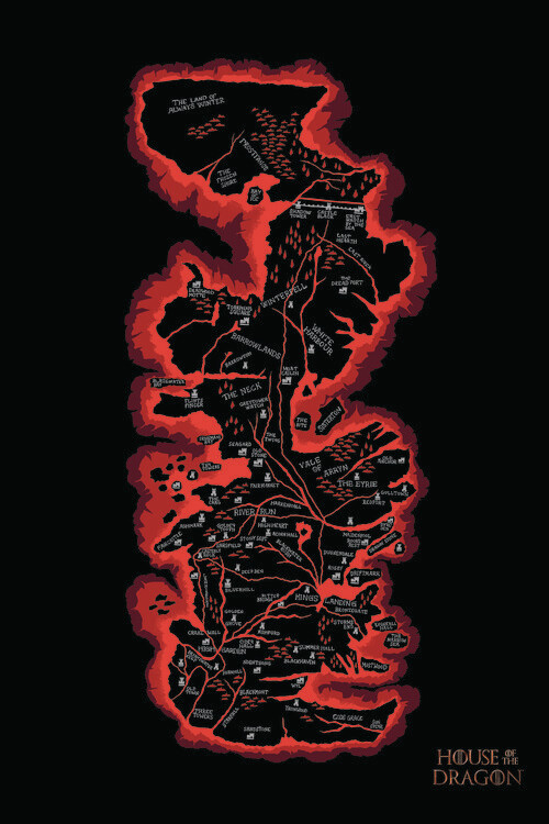 Poster House of the Dragon - Map