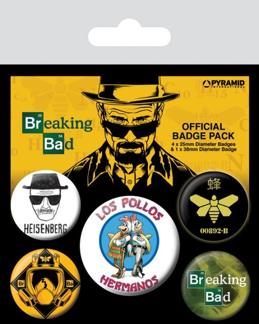 Badge set Breaking Bad - Los Pollos Hermanos
