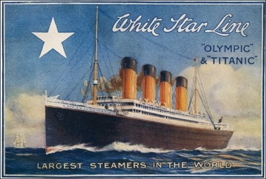 Художествен печат Titanic - White Star Line