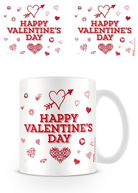 Skodelica Valentín - Happy