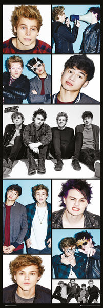 Αφίσα πόρτας 5 Seconds of Summer - Grid