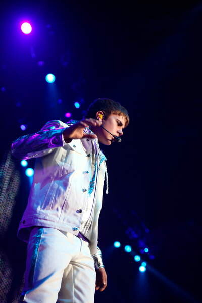 Принти на полотні Justin Bieber performing at the NIA