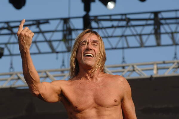 Плакат Venice 06/20/2008 THE ROCK SINGER IGGY POP and THE STOOGES