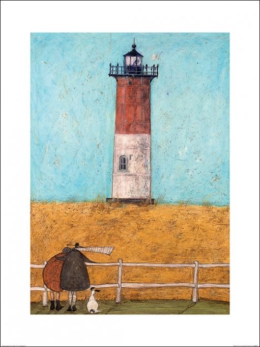 Taidejuliste Sam Toft - Feeling the Love at Nauset Light