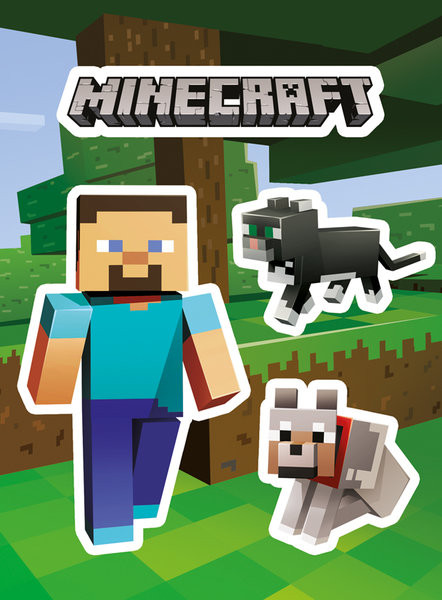 Stickers Minecraft - Steve and Pets