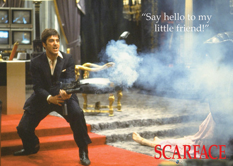 Πλαισιωμένη αφίσα Scarface - Say Hello to My Little Friend
