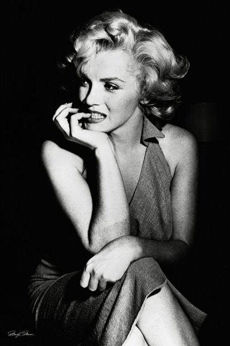 Πλαισιωμένη αφίσα Marylin Monroe - Sitting