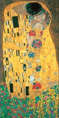 Art Print The Kiss (part)